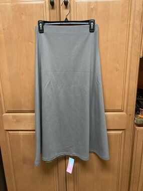 Simple Gray A-Line Women’s Skirt